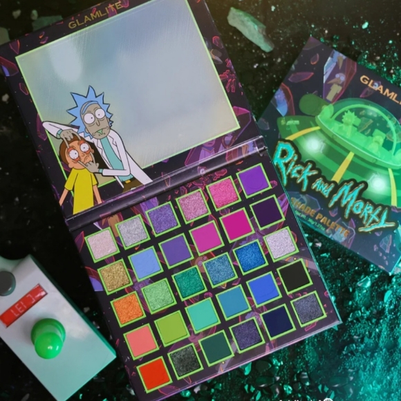 Glamlite Makeup Glamlite X Rick Morty 3 Shade Pigmented Palette